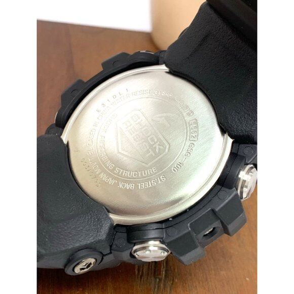 Casio G-Shock Men's Watch GSG100-1AWC Quartz Mudmaster Black Resin Ana-Dig 5562 - Picture 7 of 15